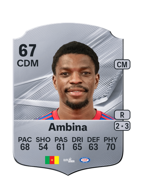 Carte de Brice Ambina