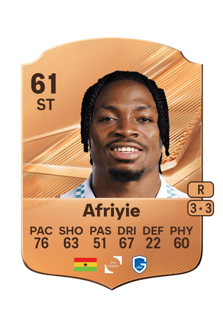 Carte de Jerry Afriyie