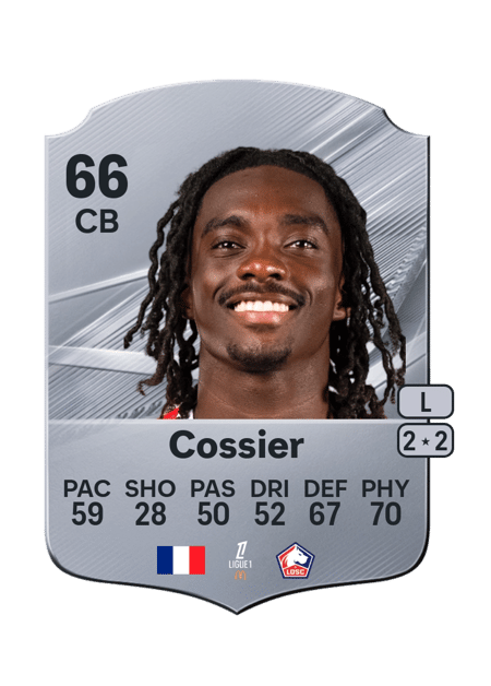 Carte de Isaac Cossier