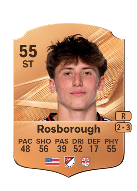 Carte de Tanner Rosborough