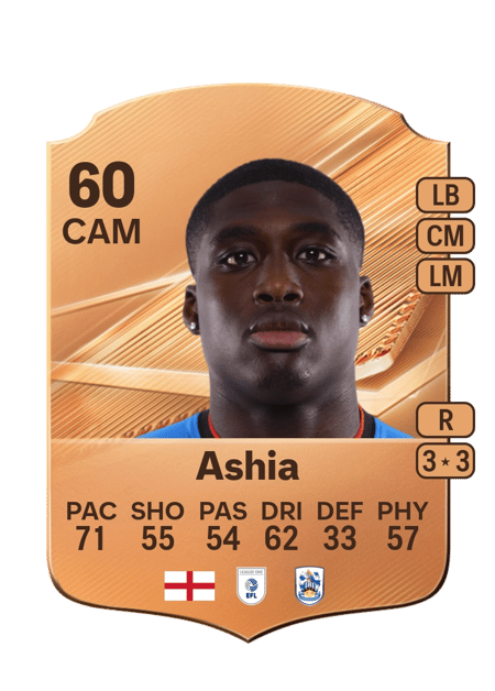 Carte de Cameron Ashia