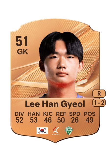Carte de Lee Han Gyeol