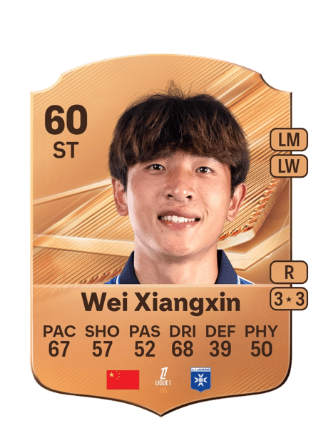 Carte de Wei Xiangxin