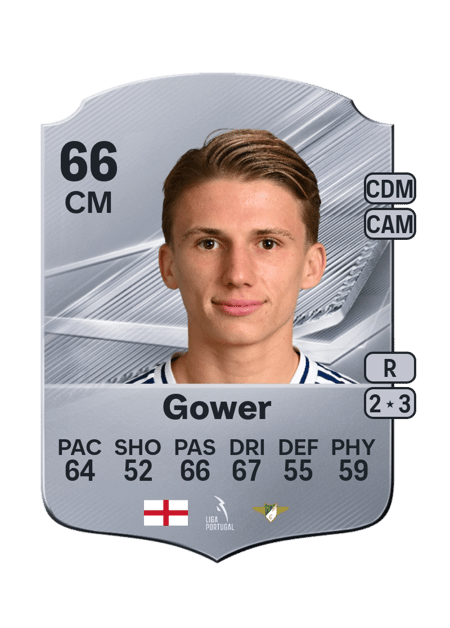Carte de Jimi Gower