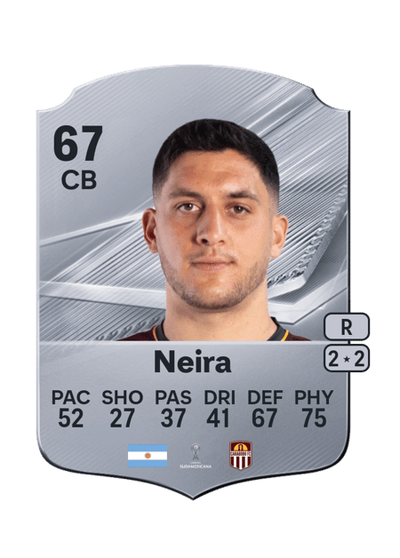 Carte de Ezequiel Neira