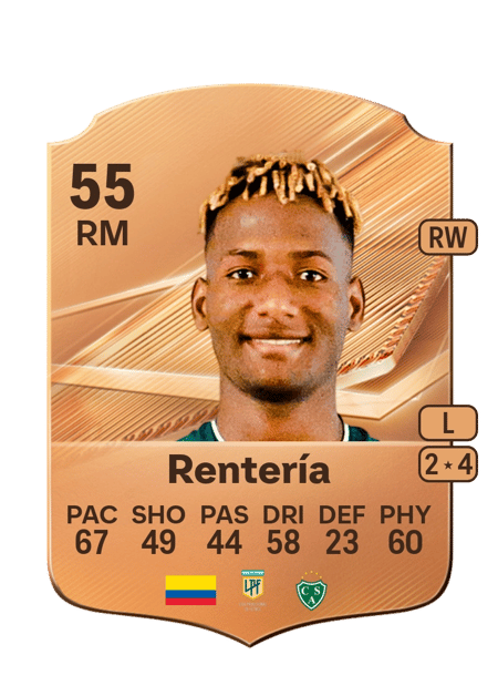 Carte de Jhon Rentería