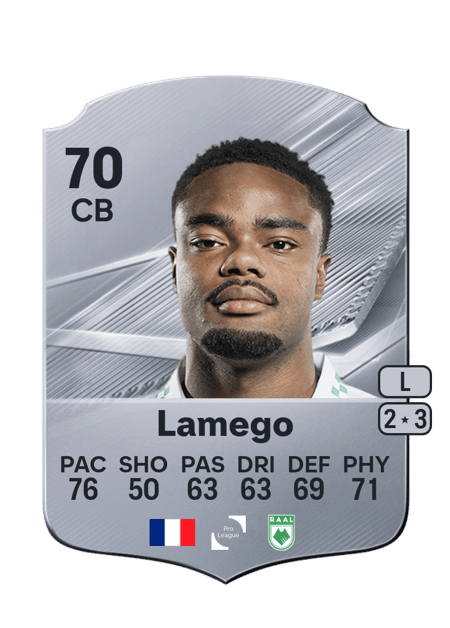 Carte de Djibril Lamego