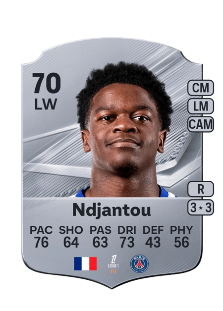 Carte de Quentin Ndjantou