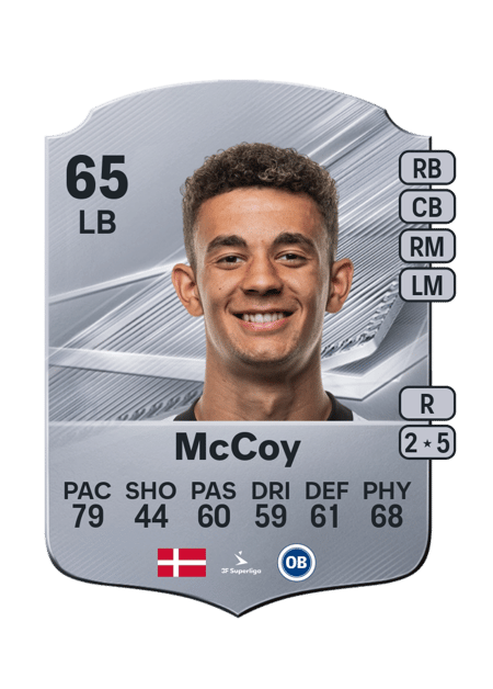 Carte de Marcus McCoy