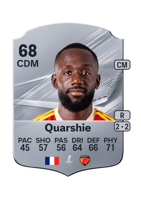 Carte de Edwin Quarshie