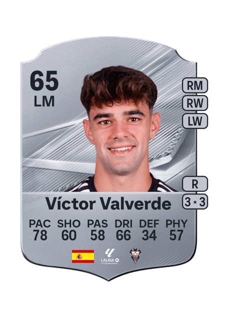 Carte de Víctor Valverde
