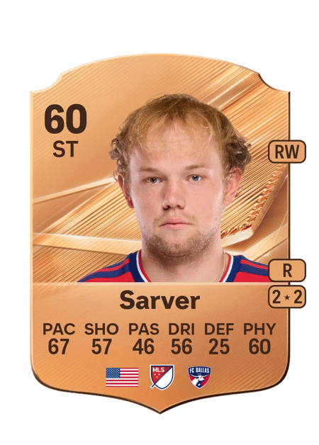 Carte de Samuel Sarver