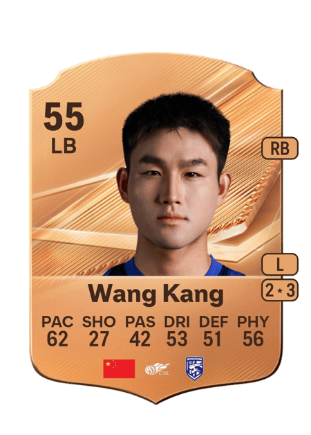 Carte de Wang Kang