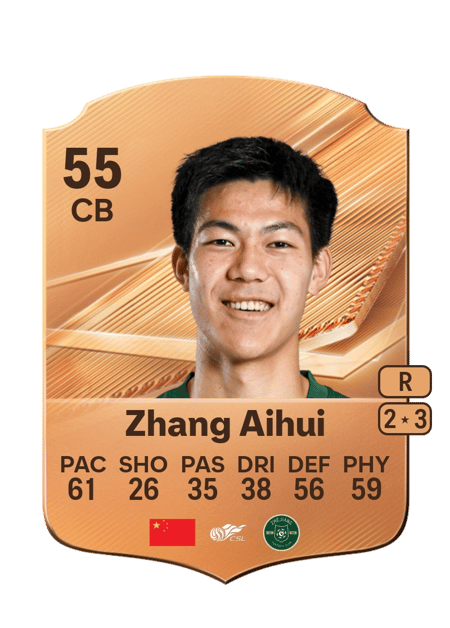 Carte de Zhang Aihui