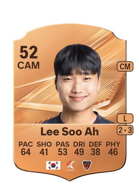 Carte de Lee Soo Ah