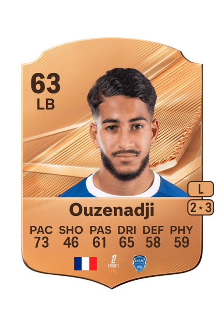 Carte de Anis Ouzenadji