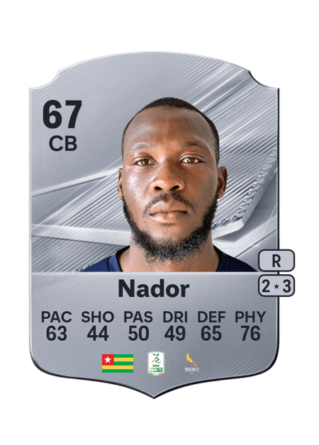 Carte de Steven Nador