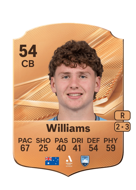 Carte de Tyler Williams