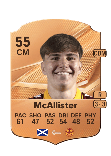 Carte de Zander McAllister
