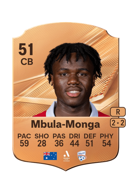 Carte de Israel Mbula-Monga