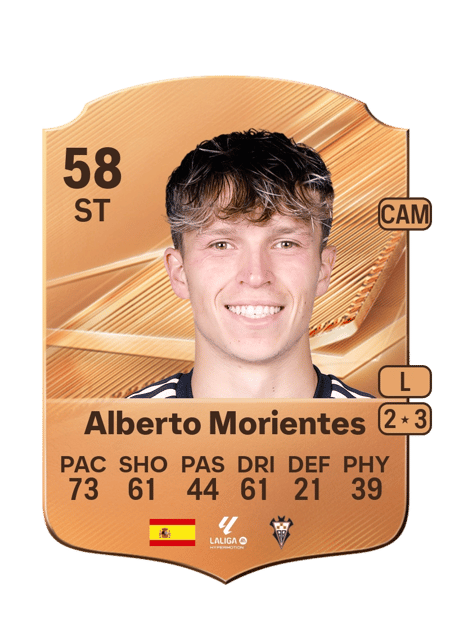 Carte de Alberto Morientes