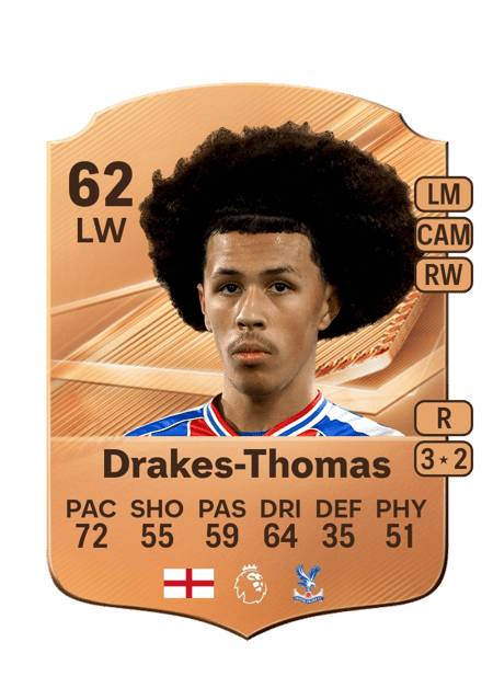 Carte de Joél Drakes-Thomas