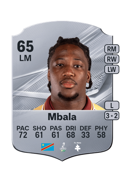 Carte de Nathan Mbala