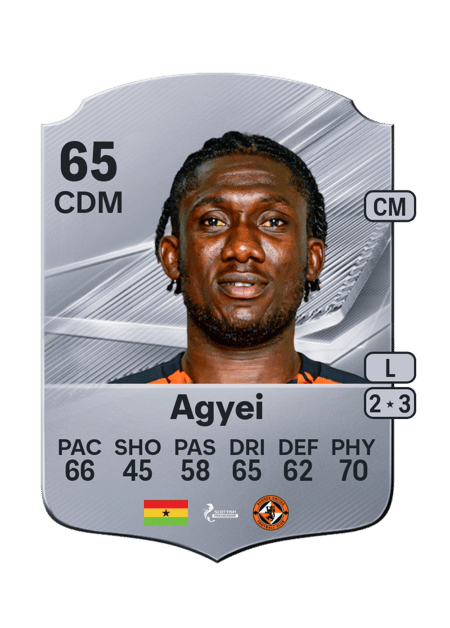 Carte de Emmanuel Agyei