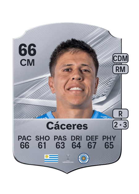 Carte de Sebastián Cáceres
