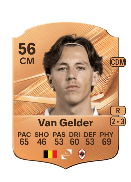 Carte de Louie Van Gelder