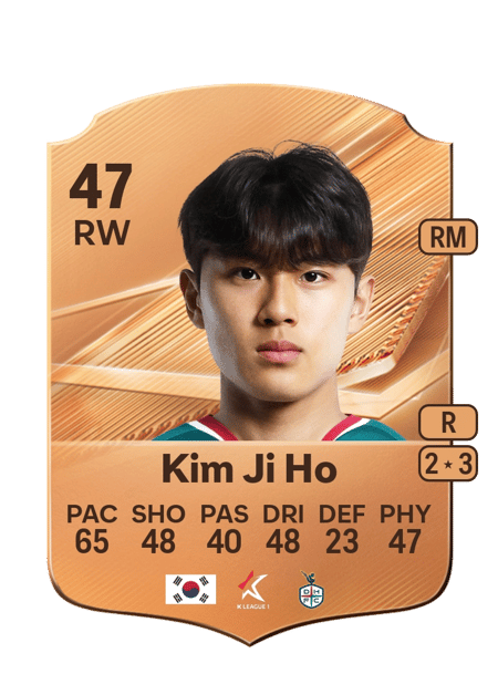 Carte de Kim Ji Ho