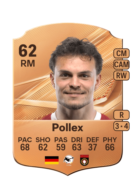 Carte de Niklas Pollex