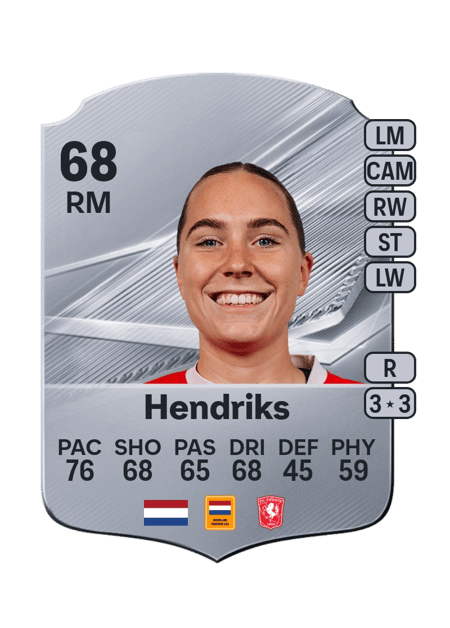 Carte de Katelyn Hendriks