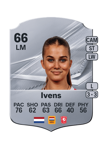 Carte de Rose Ivens