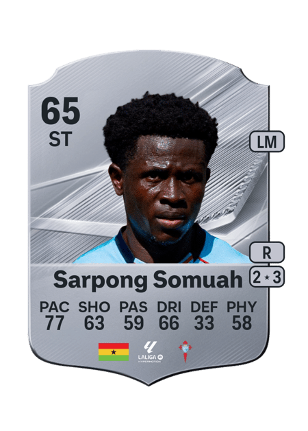 Carte de Bernard Sarpong Somuah