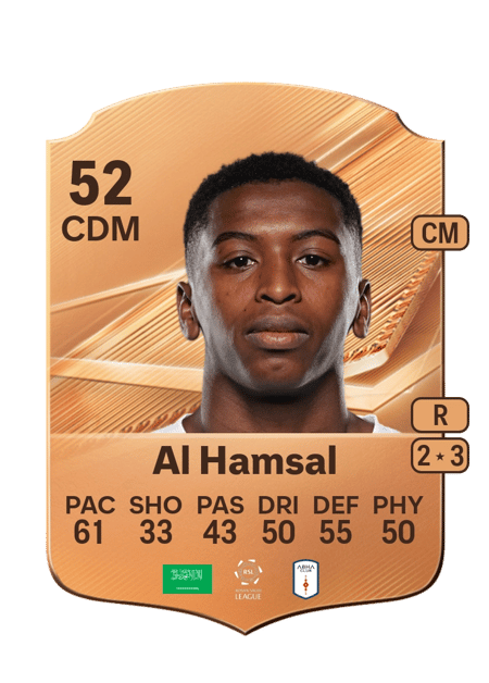 Carte de Mohammed Al Hamsal