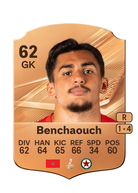 Carte de Yanis Benchaouch