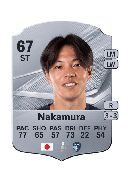 Carte de Sota Nakamura