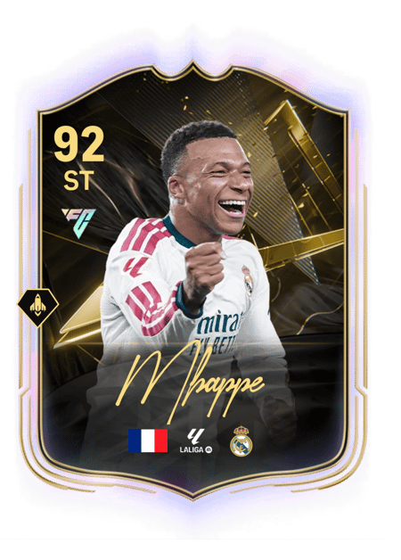 Carte de Kylian Mbappé