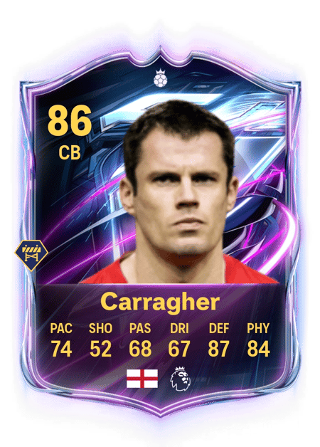 Carte de Jamie Carragher