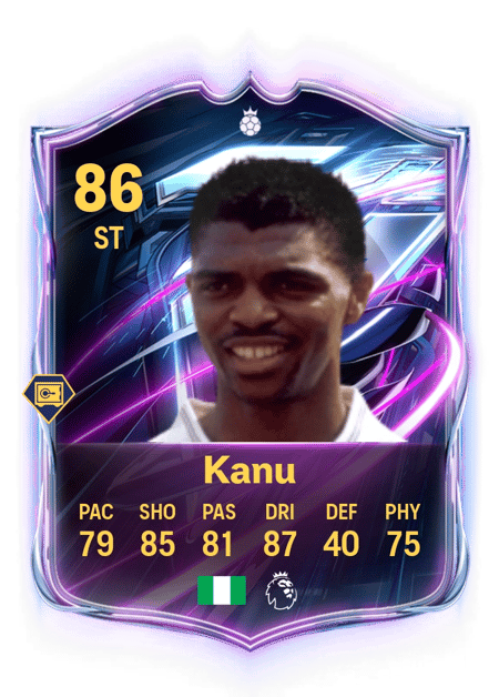 Carte de Nwankwo Kanu