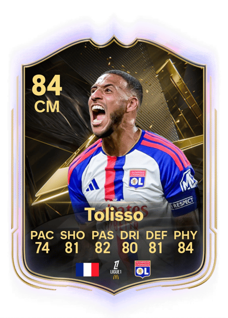 Carte de Corentin Tolisso