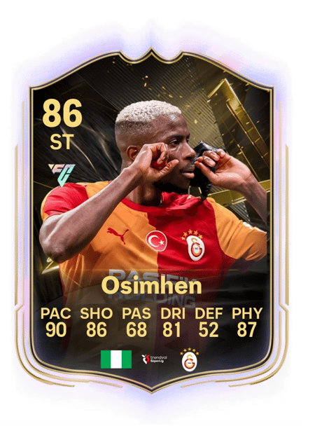 Carte de Victor Osimhen
