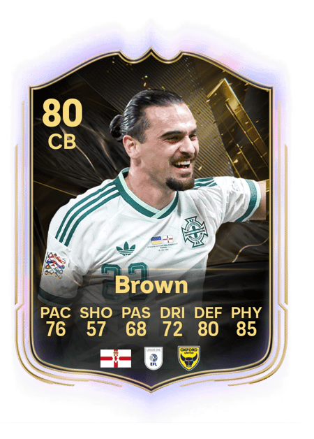 Carte de Ciaron Brown