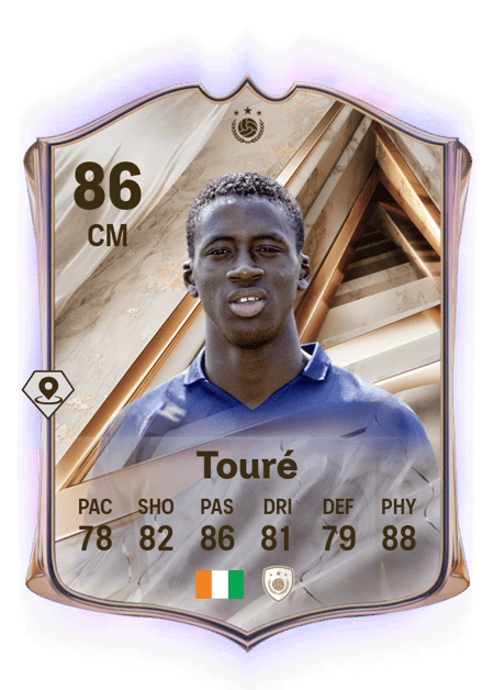 Carte de Yaya Touré