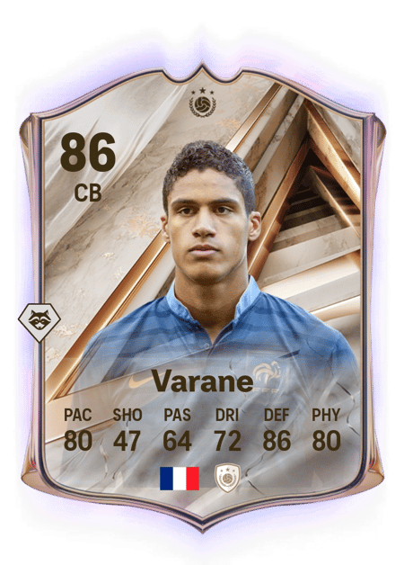 Carte de Raphaël Varane